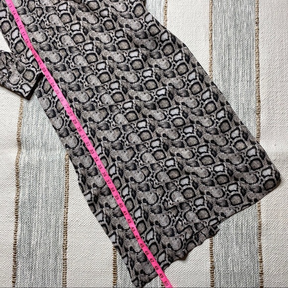 Good American The Sheer Snake Skin Maxi Robe US 0 - Picture 10 of 13